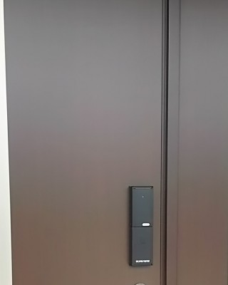 戸建ての玄関扉に電子錠を設置しました。（静岡県）サムネイル