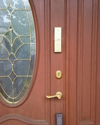 戸建て玄関扉に電子錠を設置しました。（埼玉県）サムネイル