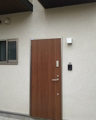 新築賃貸集合住宅にオートロック電子錠を設置しました。（東京都調布市）サムネイル