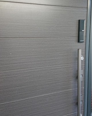 戸建て 玄関扉にオートロック電子錠を設置しました。（神奈川県藤沢市）サムネイル