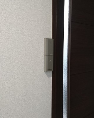 室内の引き戸扉にオートロック電子錠を設置しました。（福岡県北九州市）サムネイル