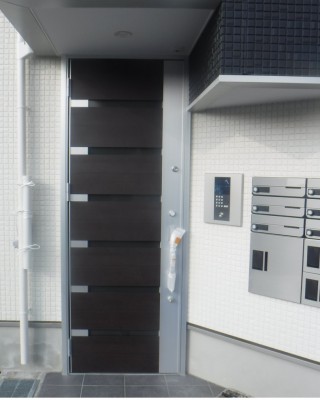 エントランスの入口にオートロック電気錠を設置しました。（宮崎県都城市）サムネイル
