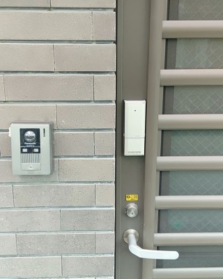 戸建ての勝手口に電子錠を設置しました。（山口県山口市）サムネイル